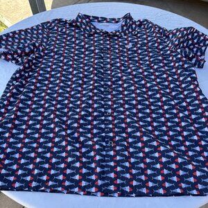 Columbia Men's Multicolor Shirt Sportswear Fishing Short Sleeve Size 2X‎